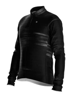 Maillot vélo manches longues unisexe - NEODRIFT | NOIR