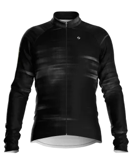 Maillot vélo manches longues unisexe - NEODRIFT | NOIR