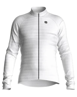 Maillot vélo manches longues unisexe - NEODRIFT | BLANC