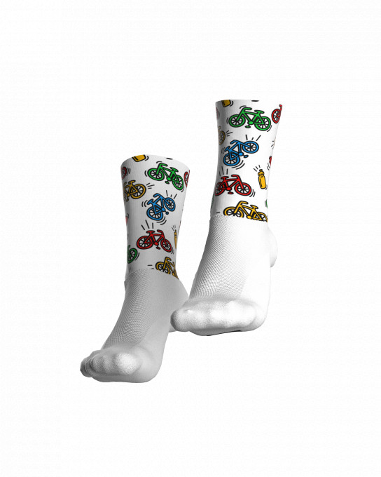 Paire de chaussettes cyclisme aéro - LOOPIE