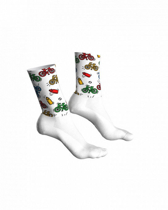 Paire de chaussettes cyclisme aéro - LOOPIE