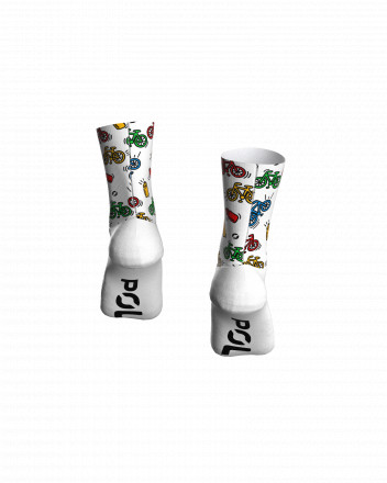 Paire de chaussettes cyclisme aéro - LOOPIE