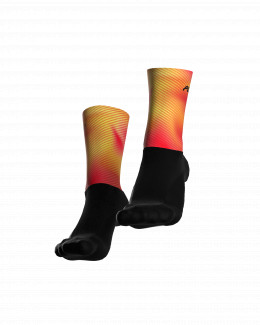 Paire de chaussettes cyclisme aéro - CHROMEA | ROUGE