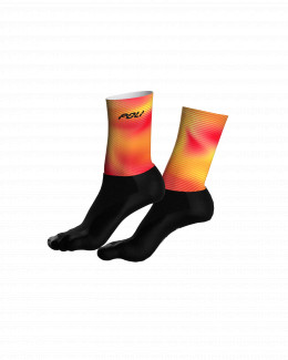 Paire de chaussettes cyclisme aéro - CHROMEA | ROUGE