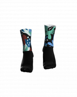 Paire de chaussettes cyclisme aéro - SILVA | BLEU CLAIR