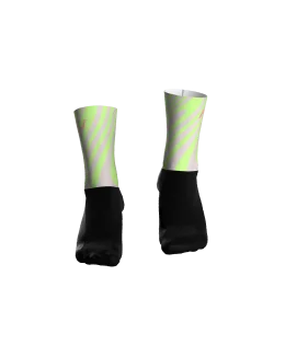 Paire de chaussettes cyclisme aéro - ZEPHIR | VERT FLUO