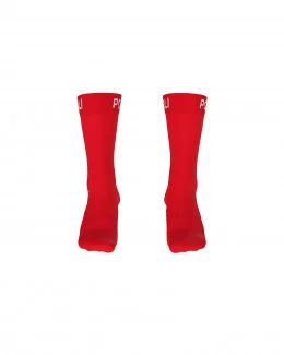 Paire de chaussettes cyclisme Q-SKIN Logo | ROUGE