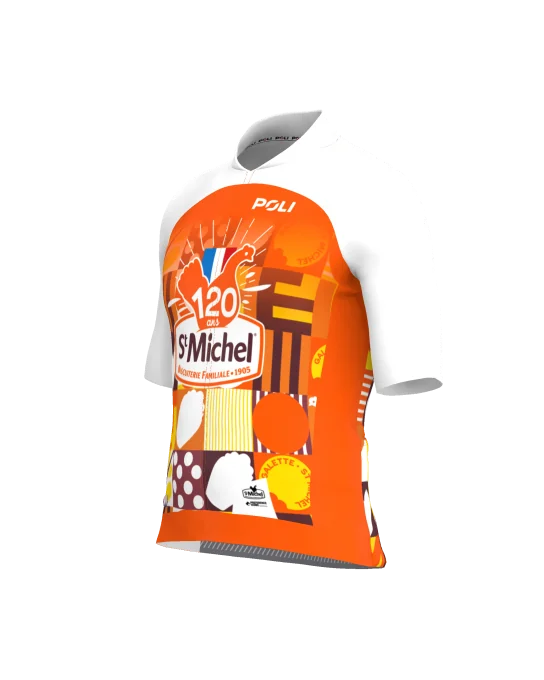 Maillot Cyclisme pro collector unisexe - 120 ANS ST MICHEL