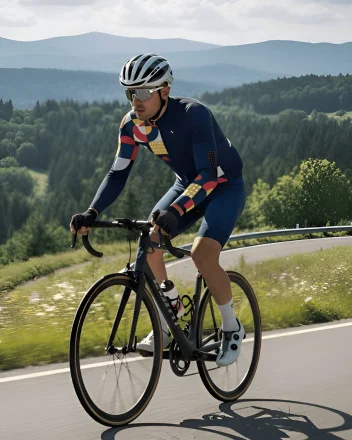 Maillot vélo manches longues unisexe - BAUHAUS