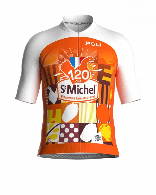 Maillot Cyclisme pro collector unisexe - 120 ANS ST MICHEL