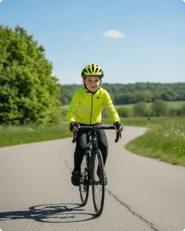 Maillot enfant manches longues - NEODRIFT | JAUNE FLUO