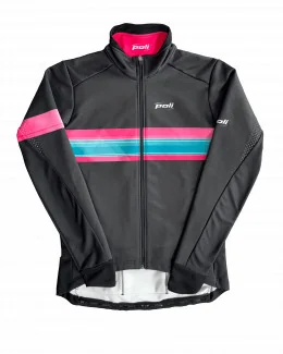 Reconditionné - Veste thermique femme CELESTE - Très Bon État | NOIR/ROSE/BLEU