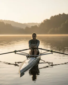 T-shirt d'aviron unisexe - LINARIS | KAKI