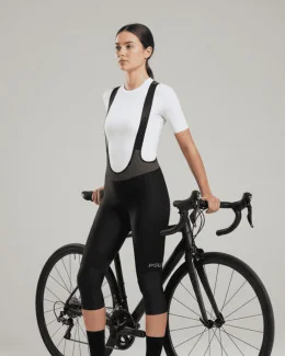 Corsaire cyclisme chaud femme - EUGENE BLACK EDITION | NOIR