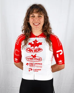 Maillot Cyclisme pro unisexe - Champion CANADA ST MICHEL | ROUGE
