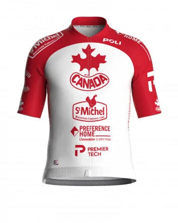 Maillot Cyclisme pro unisexe - Champion CANADA ST MICHEL