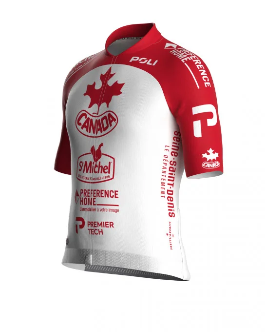 Maillot Cyclisme pro unisexe - Champion CANADA ST MICHEL