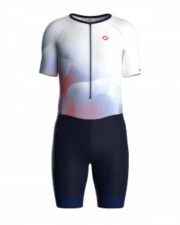 Trifonction manches courtes unisexe - NAUTILUS | BLEU/ROUGE