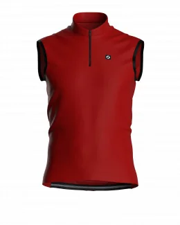 Maillot unisexe sans manches STEVE | ROUGE