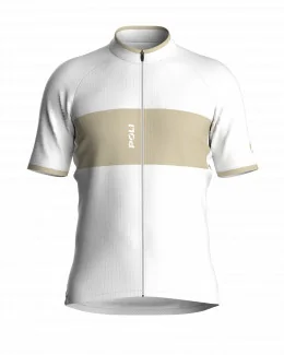 Maillot économique unisexe - MONO | BLANC / BEIGE