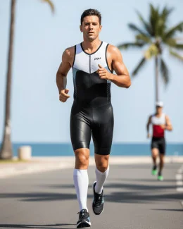 Trifonction sans manches homme - HYDRIS | NOIR/BLANC