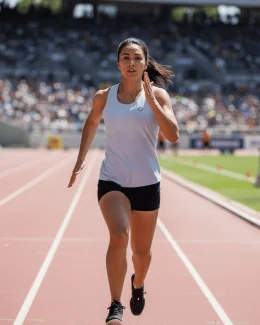 Débardeur technique femme - PHOTON | BLEU CLAIR