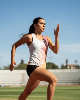Débardeur technique femme - PHOTON | ROSE/ORANGE