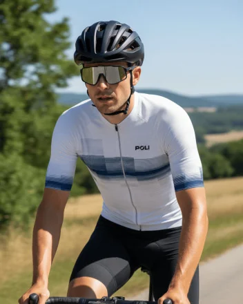 Maillot cyclisme ajusté unisexe - ÉCHAPPÉE