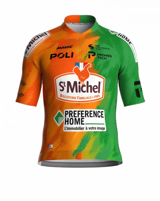 Maillot Cyclisme pro unisexe 2026 - ST MICHEL - PREFERENCE HOME - AUBER 93
