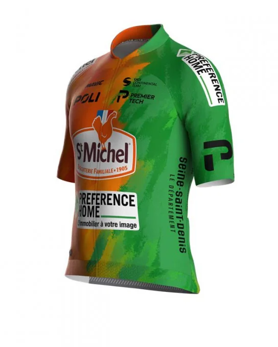 Maillot Cyclisme pro unisexe 2026 - ST MICHEL - PREFERENCE HOME - AUBER 93