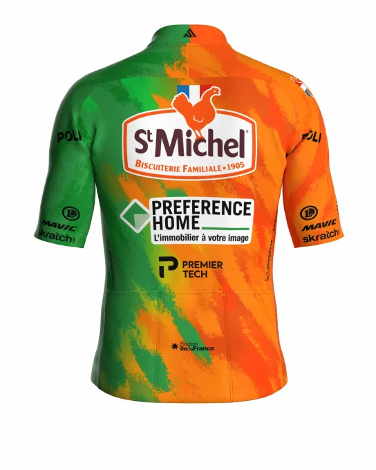 Maillot Cyclisme pro unisexe 2026 - ST MICHEL - PREFERENCE HOME - AUBER 93