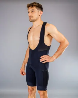 Cuissard de gravel à bretelles unisexe - NOAM | NOIR