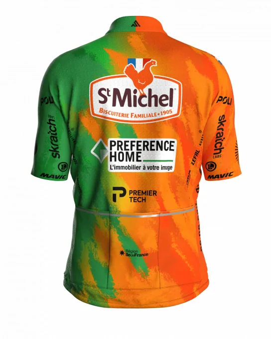 Maillot cyclisme replica uanisexe 2026 - ST MICHEL - PREFERENCE HOME - AUBER 93