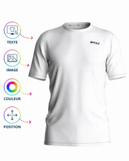 T-shirt sport ajusté personnalisable homme - BERKO