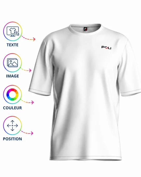T-shirt sport personnalisable homme - LIMA