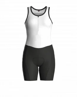 Trifonction femme sans manches MIAMI | BLANC/GRIS