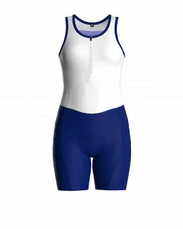 Trifonction femme sans manches MIAMI | BLEU PRUSSE/BLANC