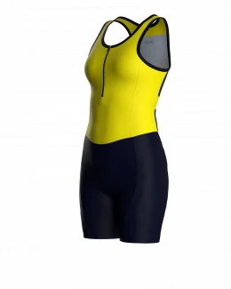 Trifonction femme sans manches MIAMI | MARINE/JAUNE