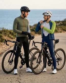 Collant cycliste à bretelles homme - DANRAY ESSENTIEL | BLEU MARINE