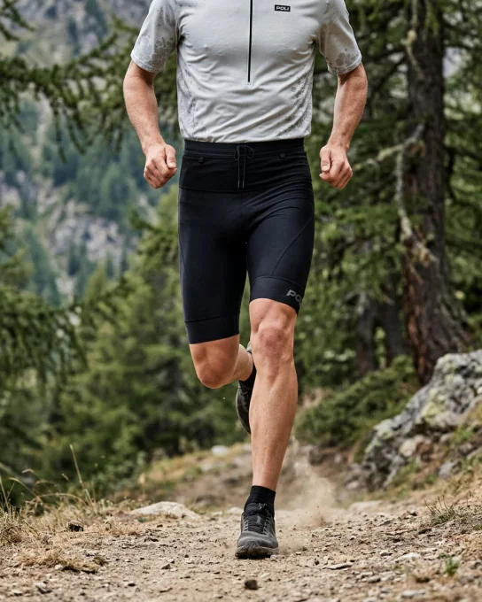Cuissard de trail unisexe - KASH Black édition