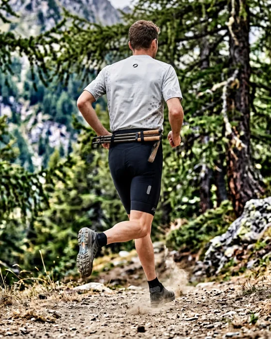 Cuissard de trail unisexe - KASH Black édition