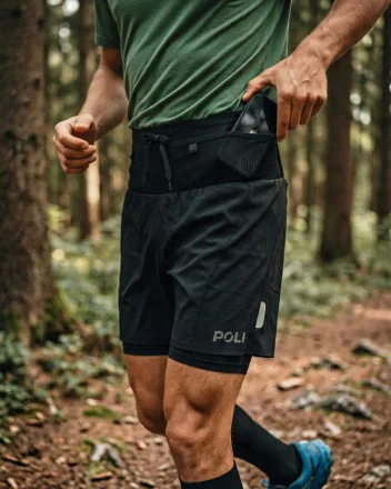 Short trail homme CAIRN V3 Black Edition