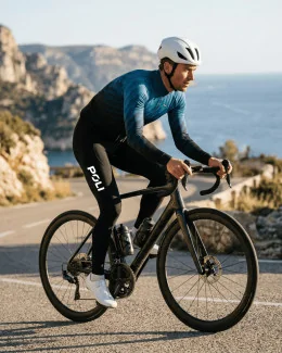 Collant cycliste sans bretelles homme - EDMOND ESSENTIEL | NOIR