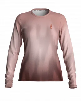 T-shirt running manches longues femme - STORM | ROSE