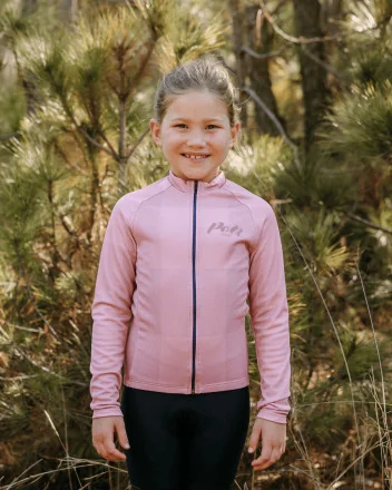 Maillot enfant fille manches longues - VICHY