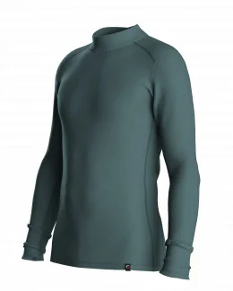 Sous-vêtement sport en laine Merinos unisexe - DRYWOOL | BLEU CLAIR
