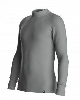 Sous-vêtement sport en laine Merinos unisexe - DRYWOOL | GRIS CLAIR