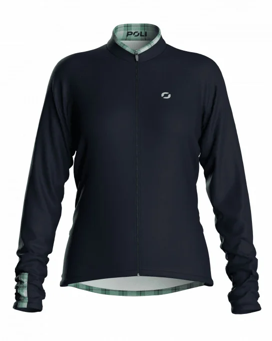 Maillot vélo manches longues femme - VICHY