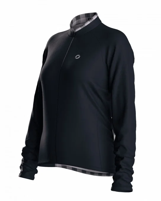 Maillot vélo manches longues femme - VICHY