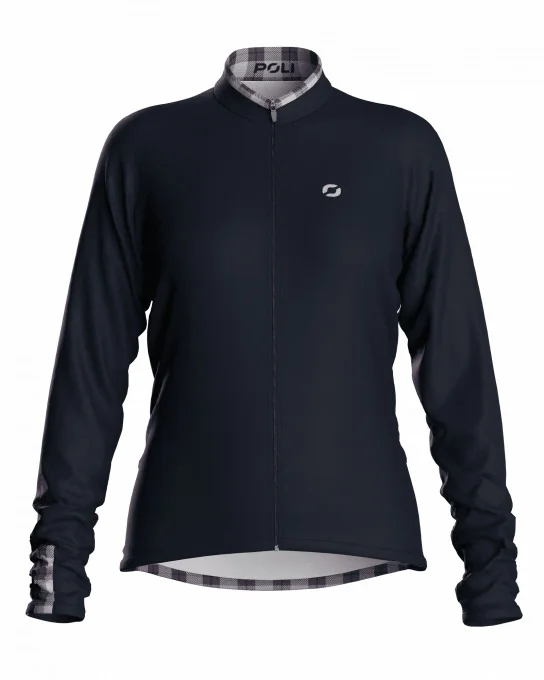 Maillot vélo manches longues femme - VICHY